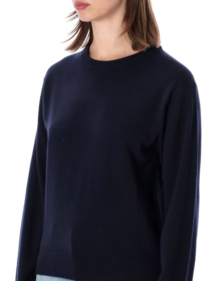 Extreme Cashmere March Lightweight Ribbed Cashmere Crewneck Sweater