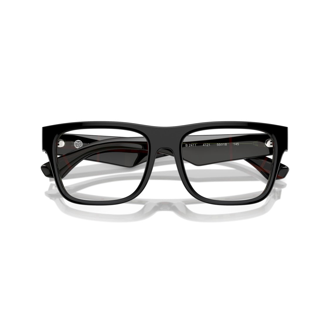 Burberry 0Be2411 Rectangular Acetate Eyeglasses