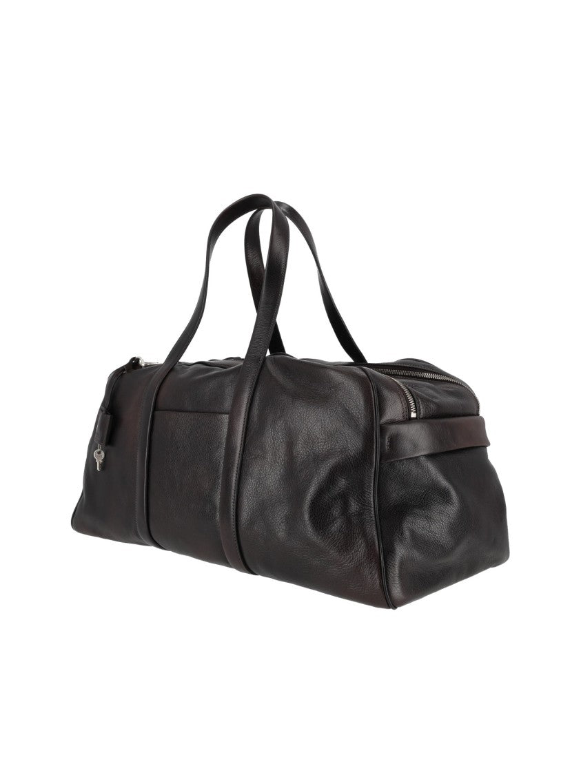 Claudio Orciani Black Large Lagoon Duffle Bag