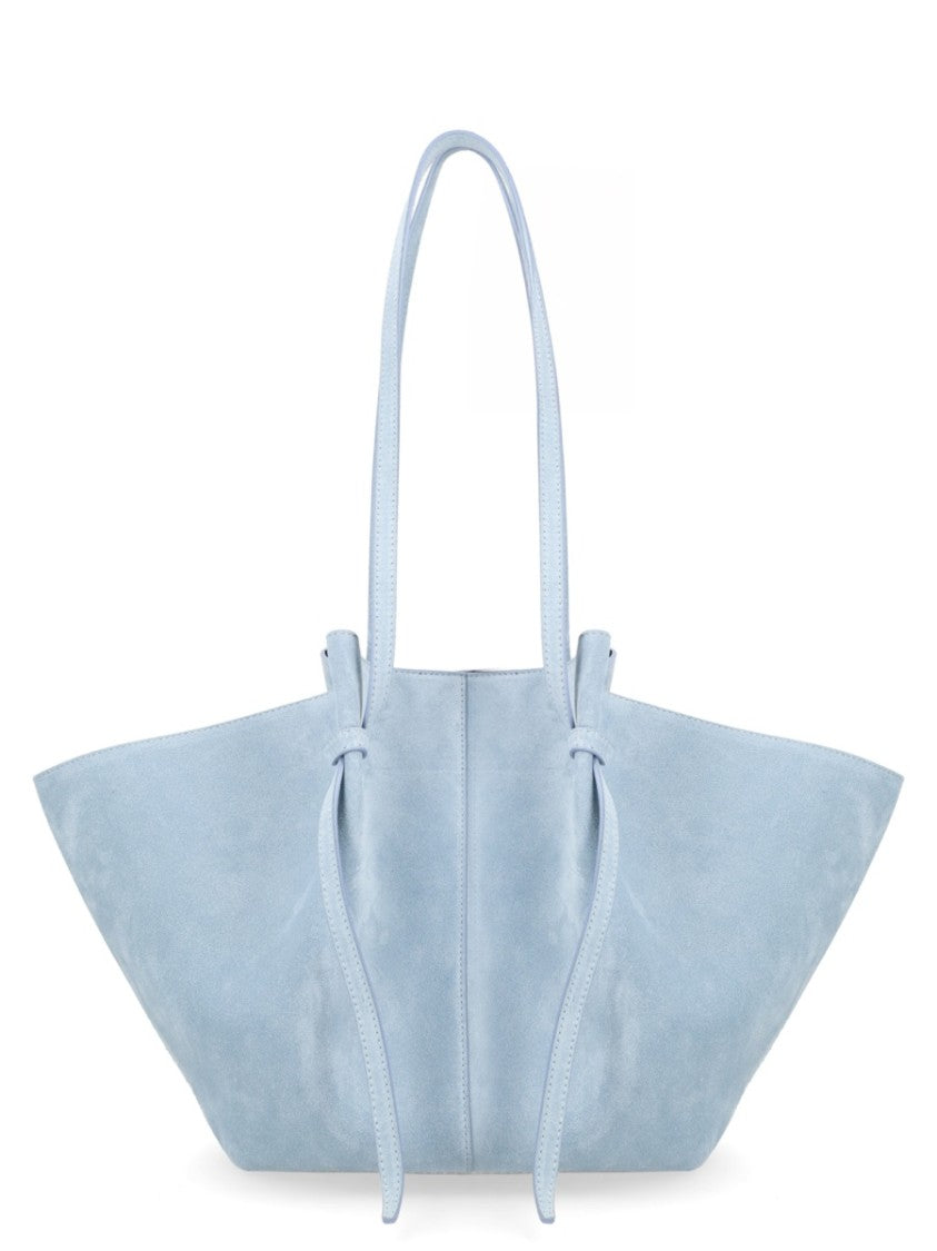 Yuzefi Blue Mochi Large Suede Tote Bag