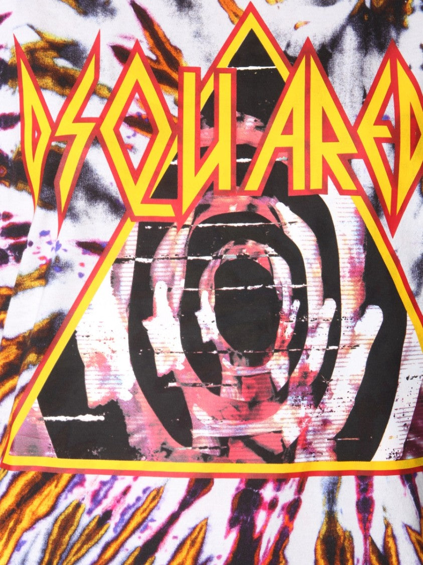 Dsquared2 Tie And Dye Print T-Shirt