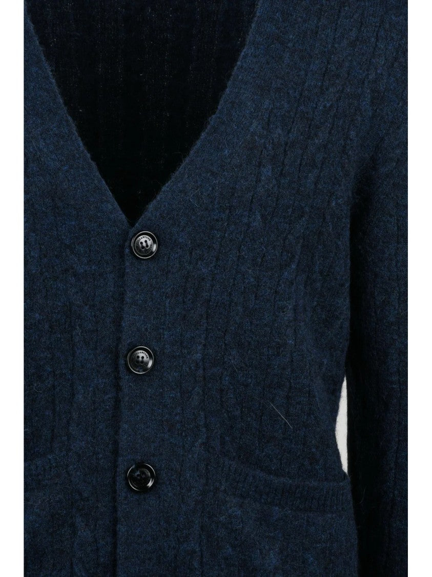 Ballantyne Alpaca-Wool Cardigan