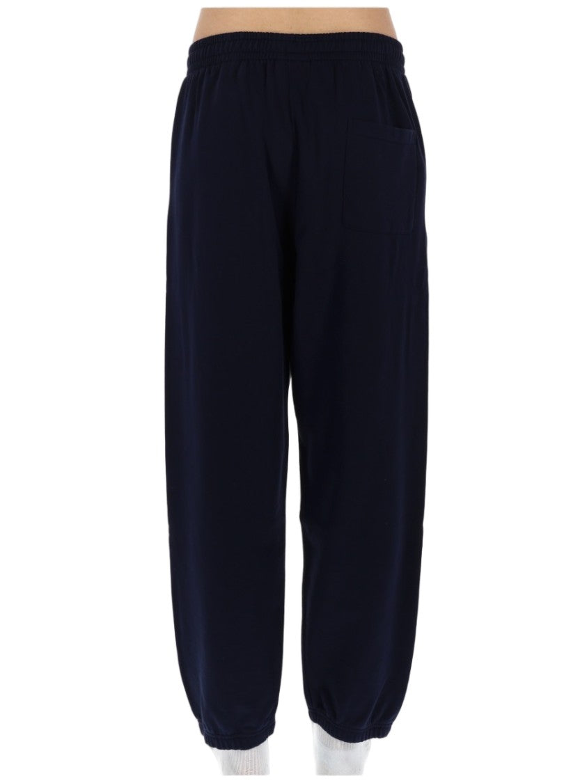 Drôle De Monsieur Relaxed Fit Cotton Sweatpants With Minimal Logo