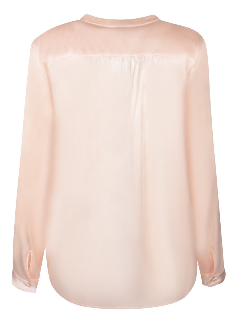 Blanca Vita Silk Blend Top With Flattering Fit And Flowing Silhouette
