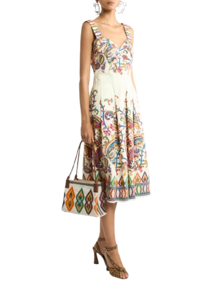 Etro Floral Paisley Print Sleeveless Dress