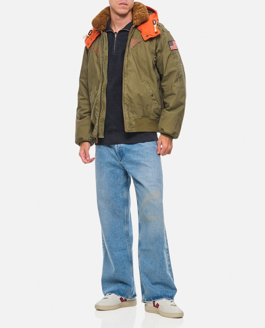 Polo Ralph Lauren Green Hooded Bomber