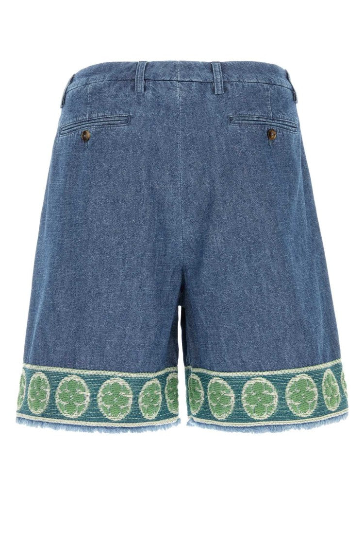 Valentino Garavani Denim Bermuda Shorts