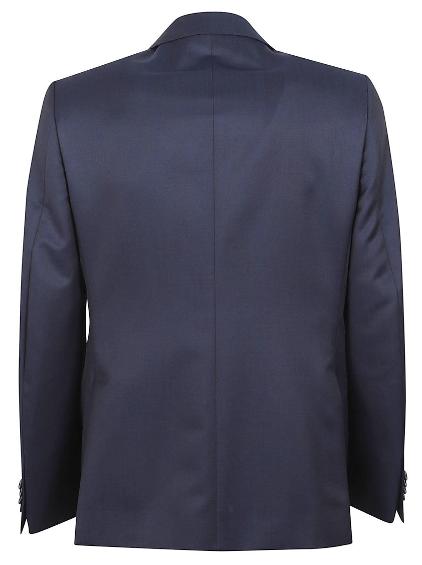 Zegna Tailored Blazer And Trousers Set With Notched Lapel