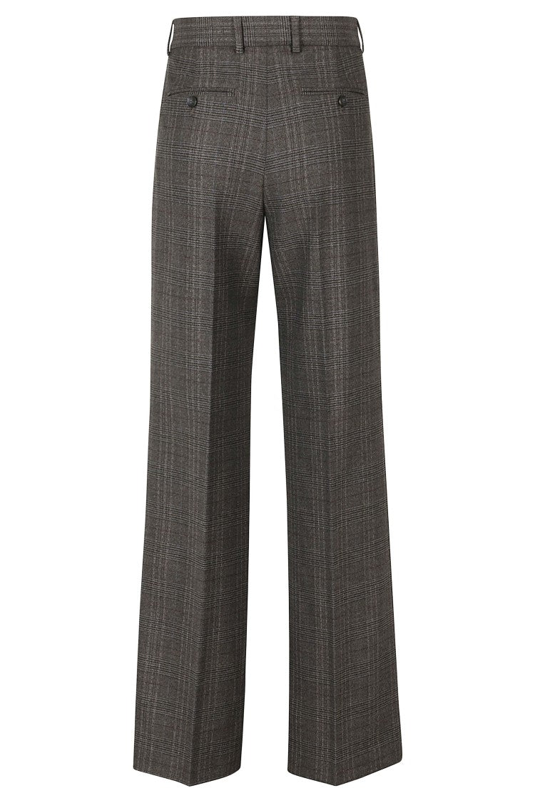 Seventy Dove Gray Prince Of Wales Check Straight-Leg Pants