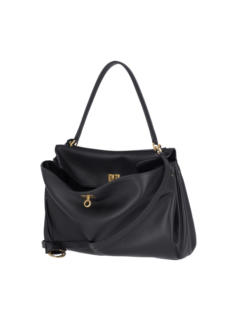 Balenciaga "Rodeo" Medium Shoulder Bag – Black