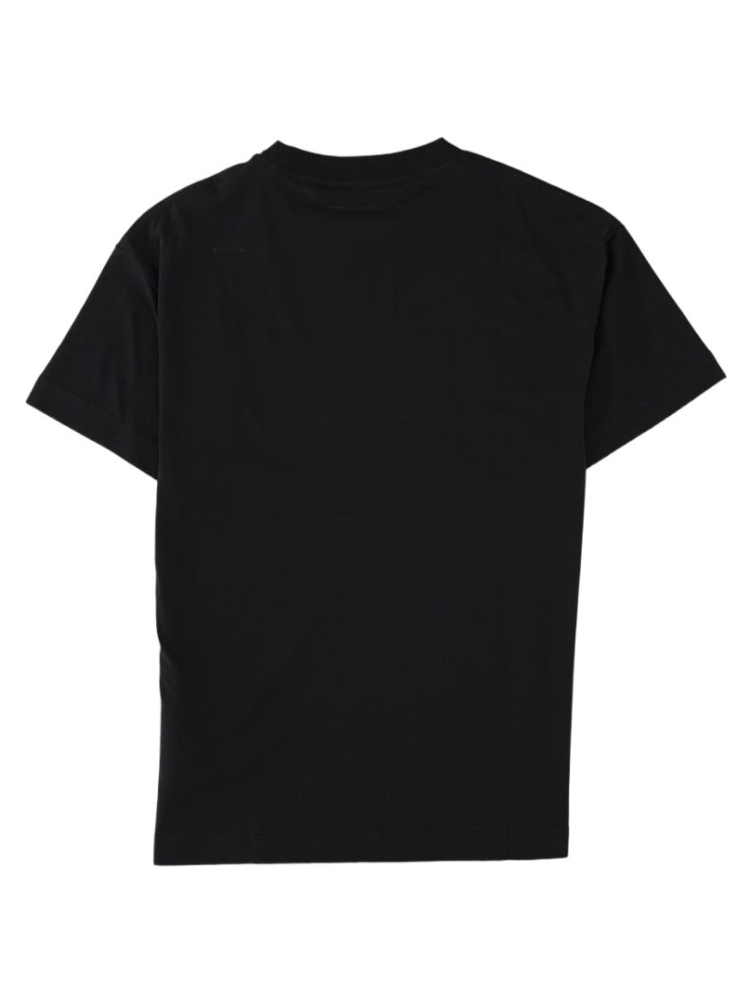 Palm Angels Black Bold Logo Short-Sleeve Cotton T-Shirt