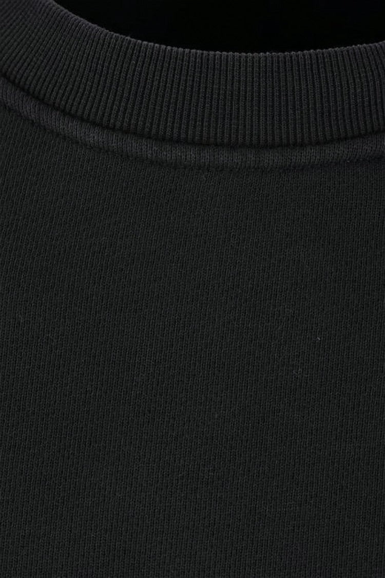 Stone Island Cropped Long-Sleeve Sweatshirt With Ribbed Details