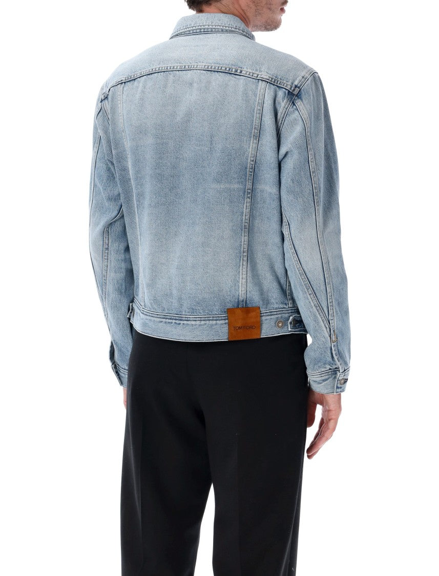Tom Ford Selvedge Denim Icon Vintage Wash Trucker Jacket