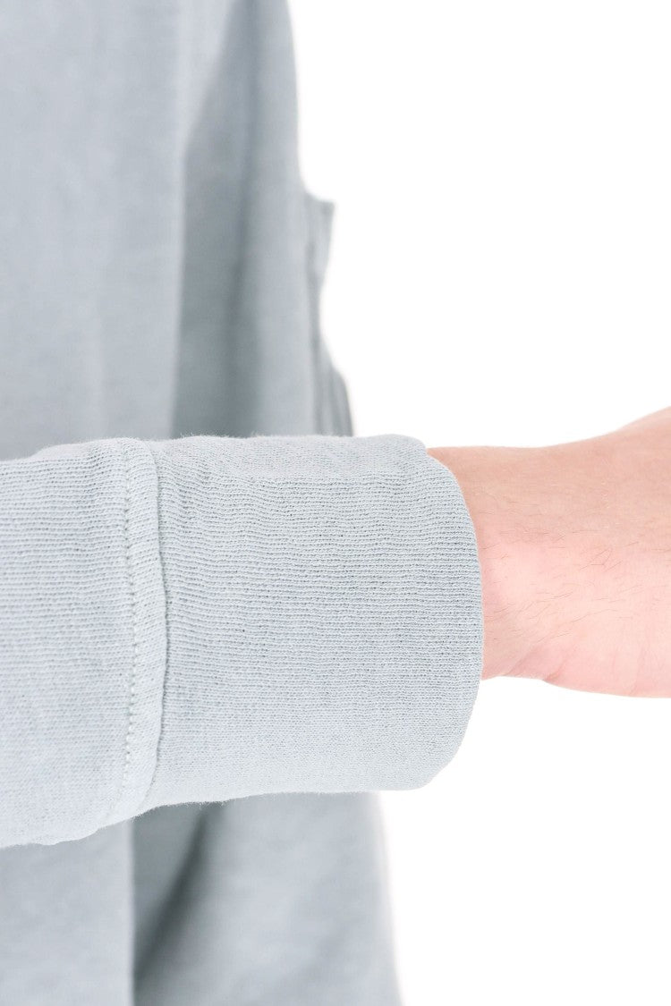 C.P. Company Grey Malfile Cotton Crewneck Sweater
