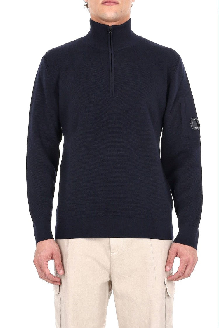 C.P. Company Re-Wool Wool Half-Zip Sweater