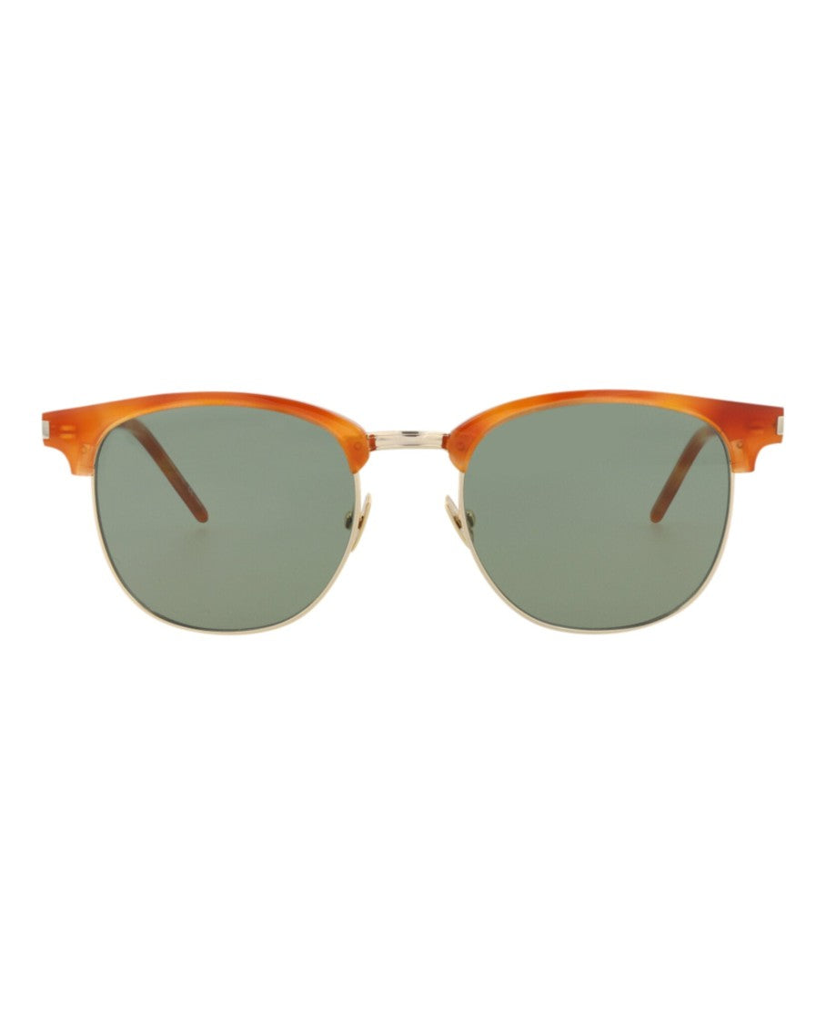 Saint Laurent Round-Frame Acetate Sunglasses