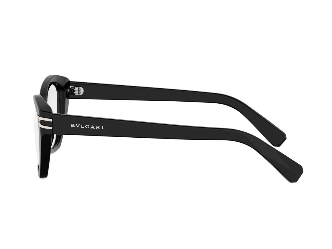 Bulgari Black Bv50084i Oversized Square Acetate Eyeglasses