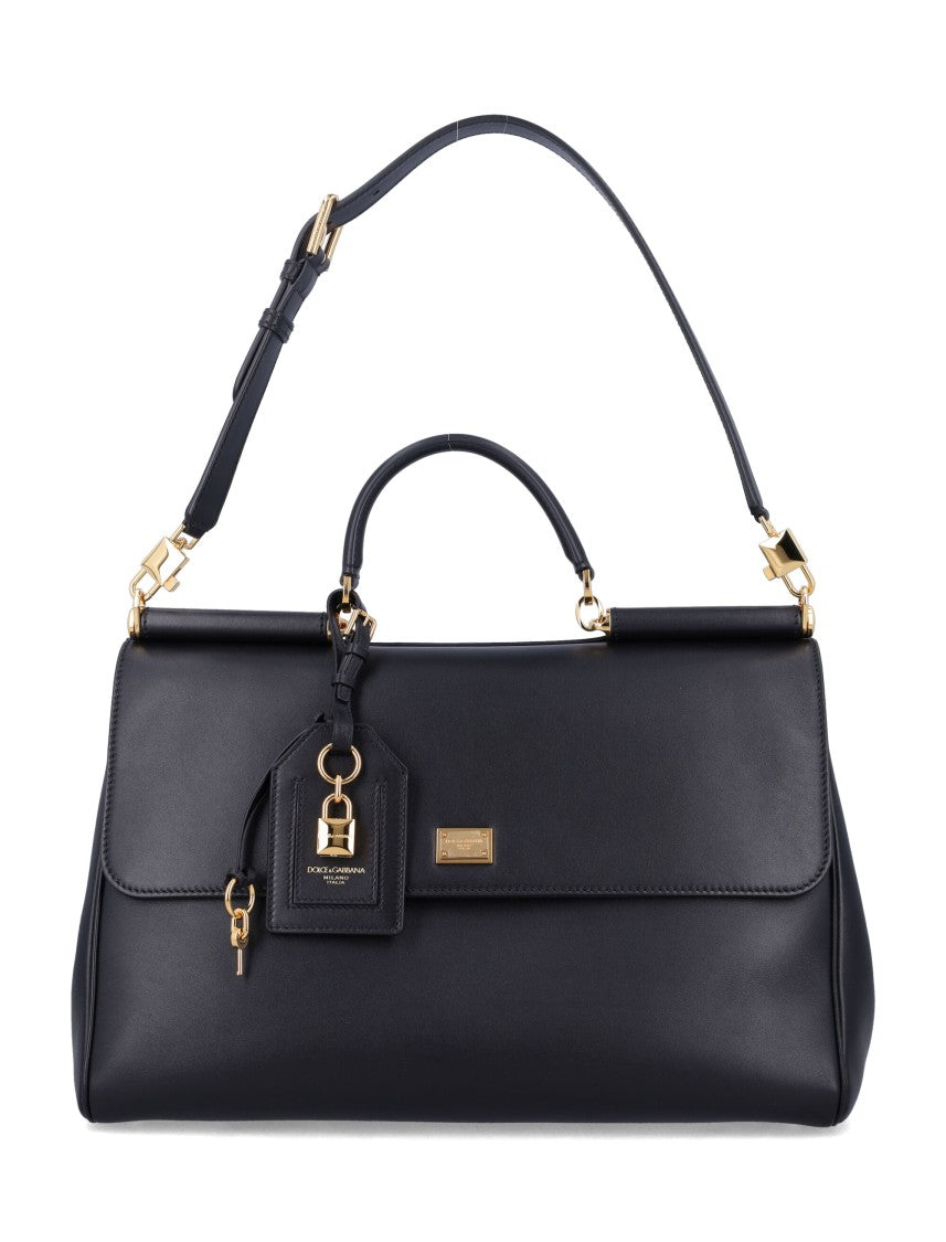 Dolce & Gabbana Sicily Large Leather Bag