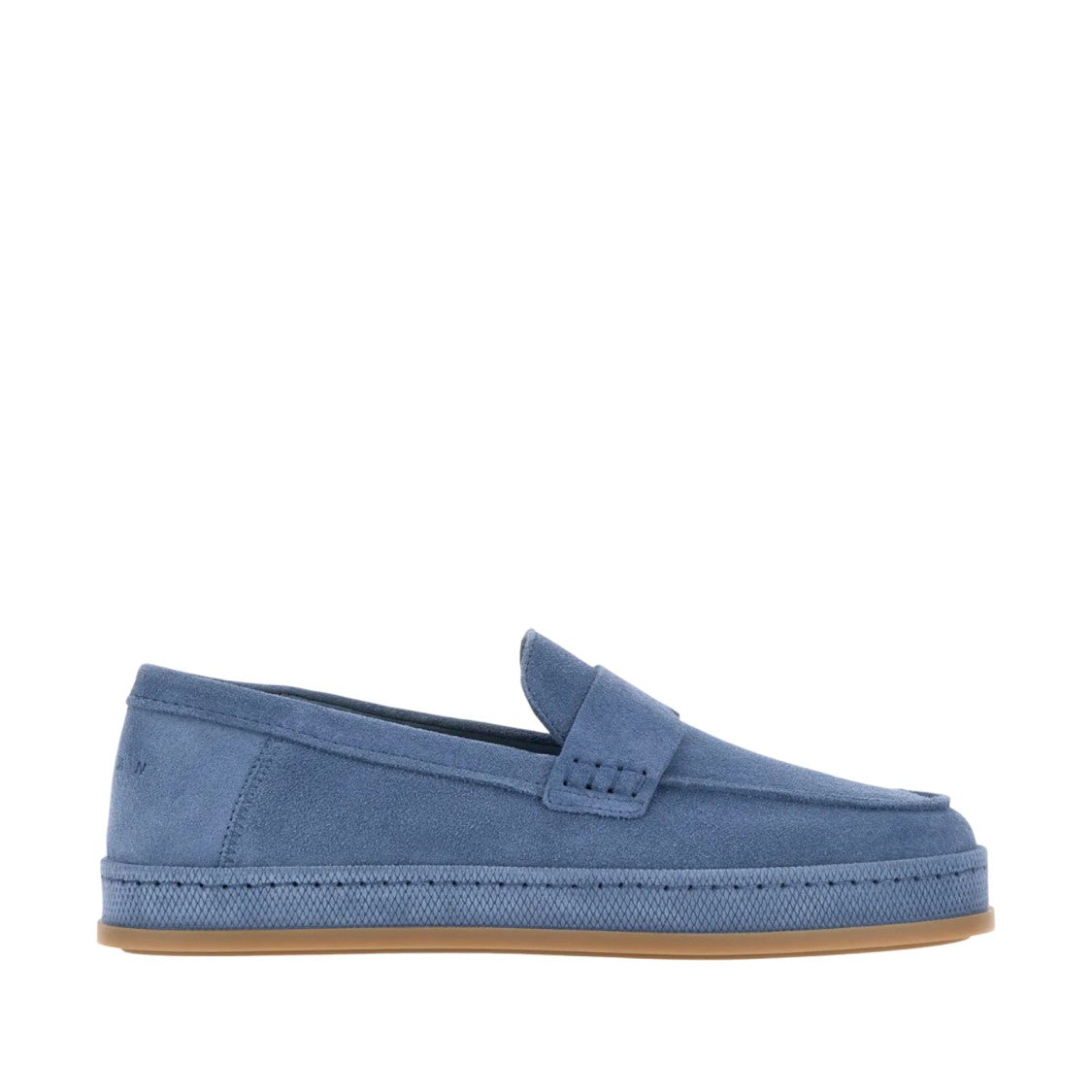 Hogan Muted Blue Suede Loafers