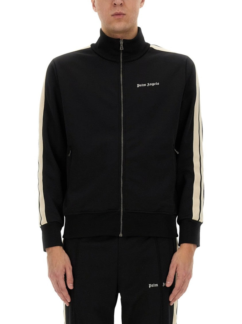 Palm Angels Track Jacket With High Collar