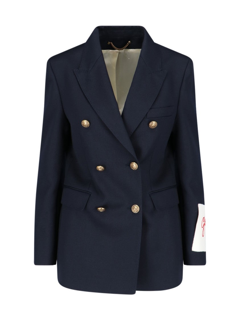Golden Goose Double-Breasted Blazer – Navy