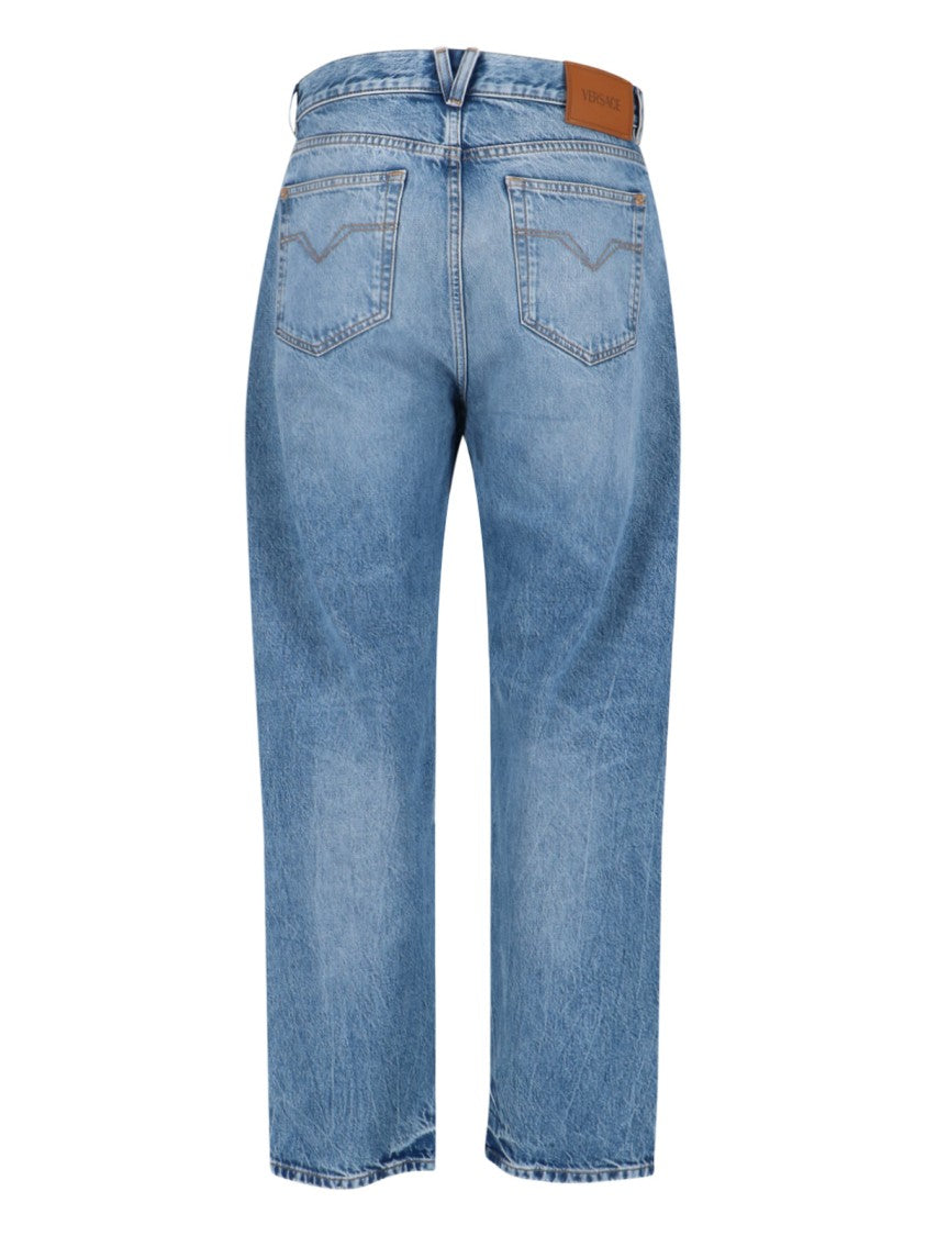 Versace Straight Jeans – Light Blue