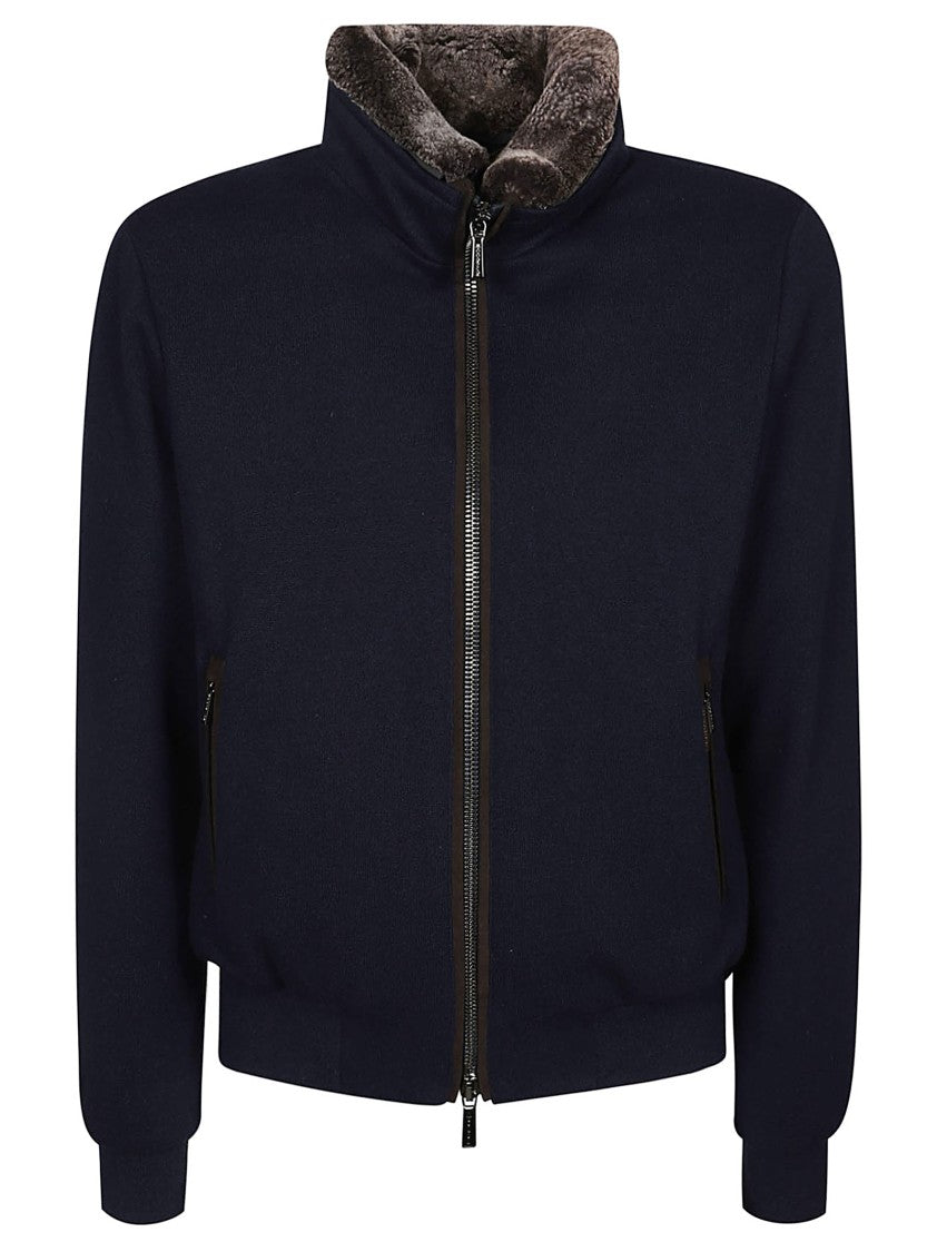 Moorer Bellati-Mrw Wool-Blend Bomber Jacket