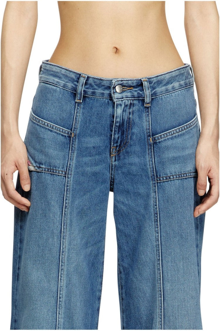 Diesel Blue Cotton Jeans