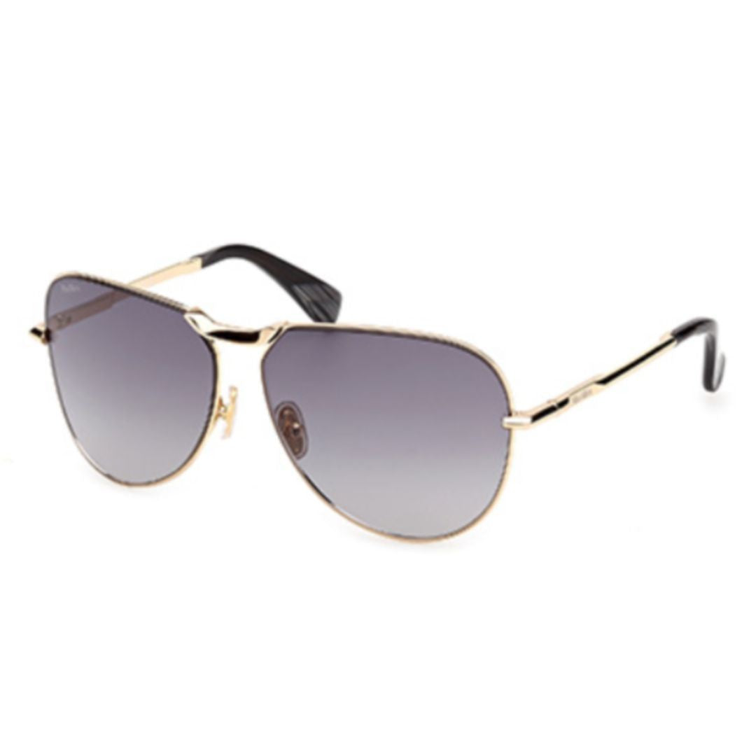 Max Mara Mm0134 Gradient-Tinted Aviator Sunglasses