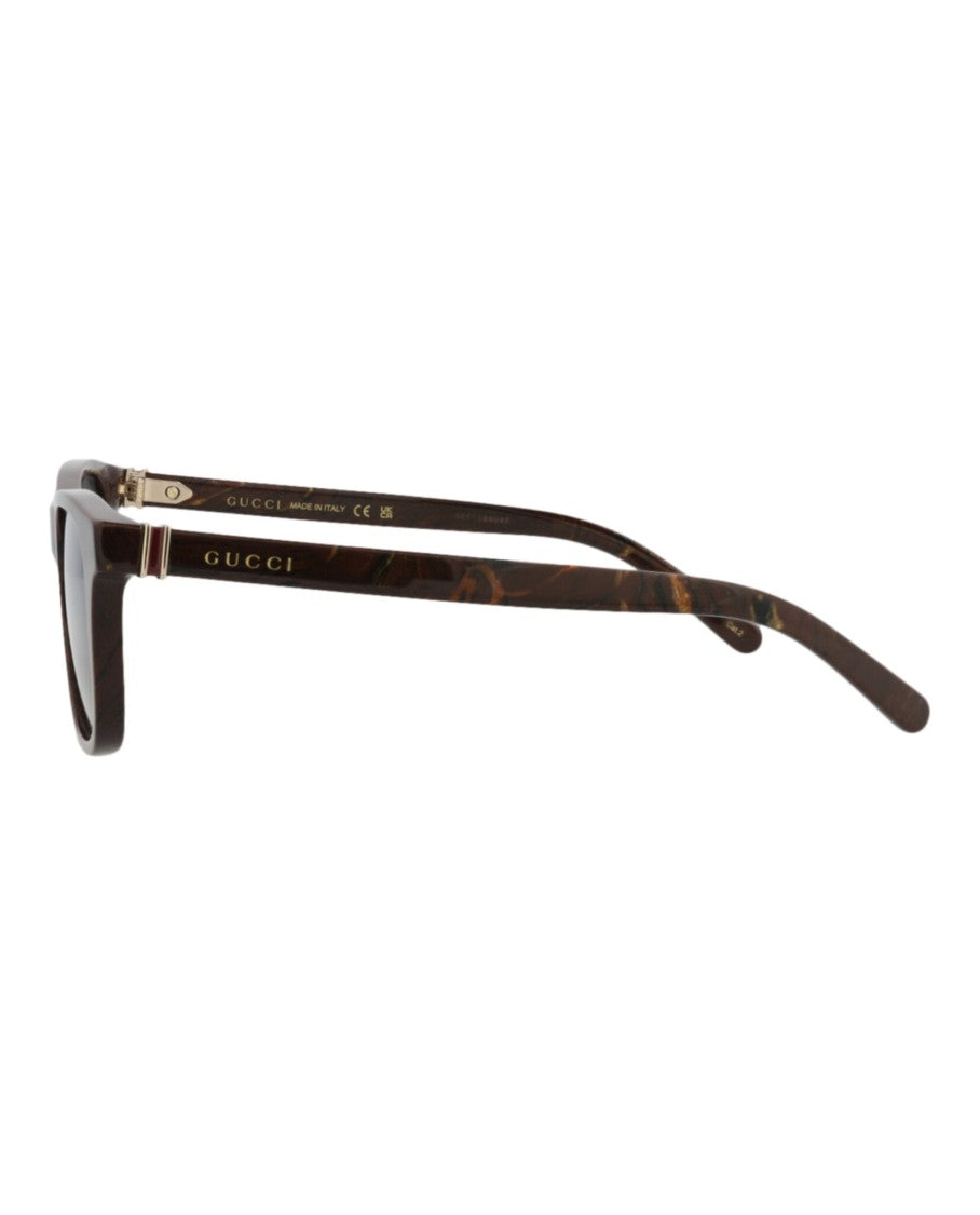 Gucci Square-Frame Recycled Acetate Sunglasses
