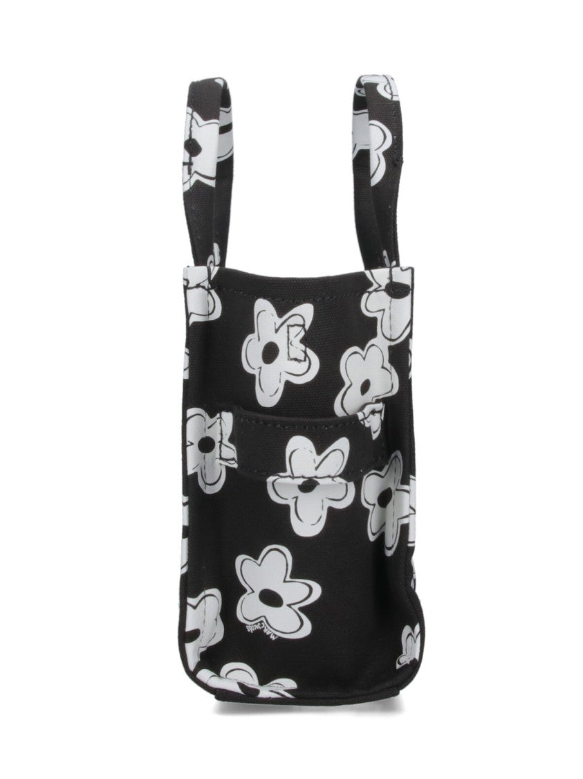 Marc Jacobs The Daisy Canvas' Small Tote Bag – Black