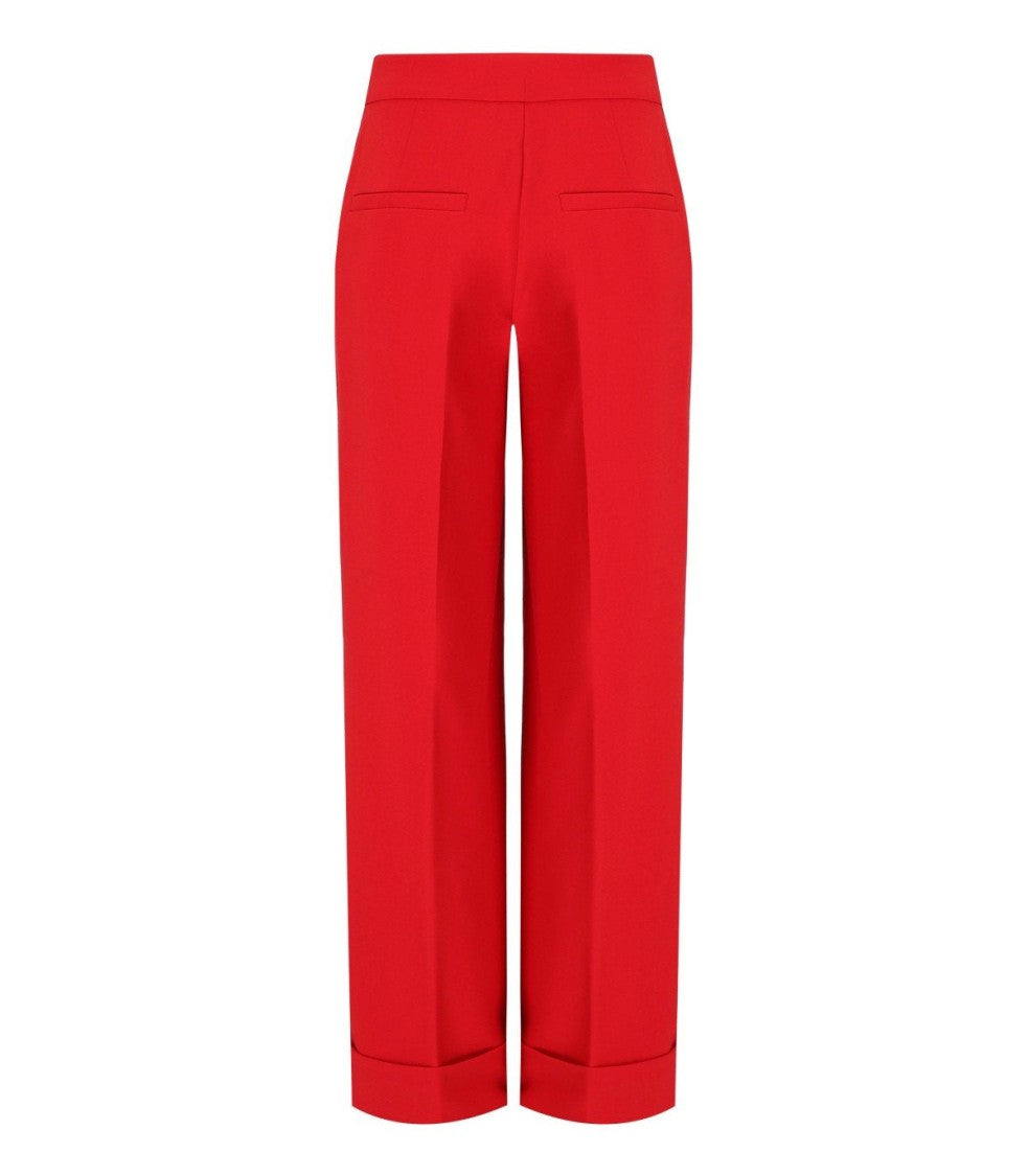 Essentiel Antwerp Imo Red Cropped Pants