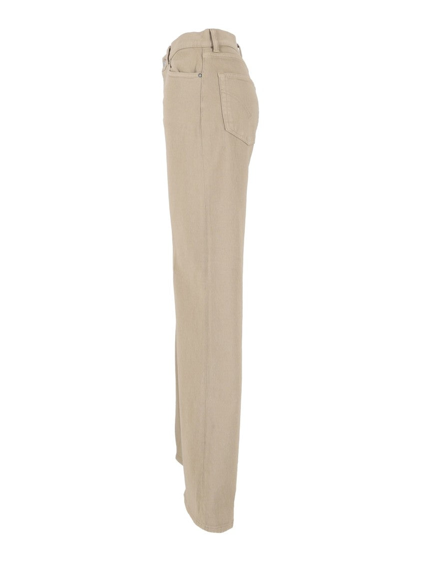 Dondup Amber Wide-Leg High-Waist Pants