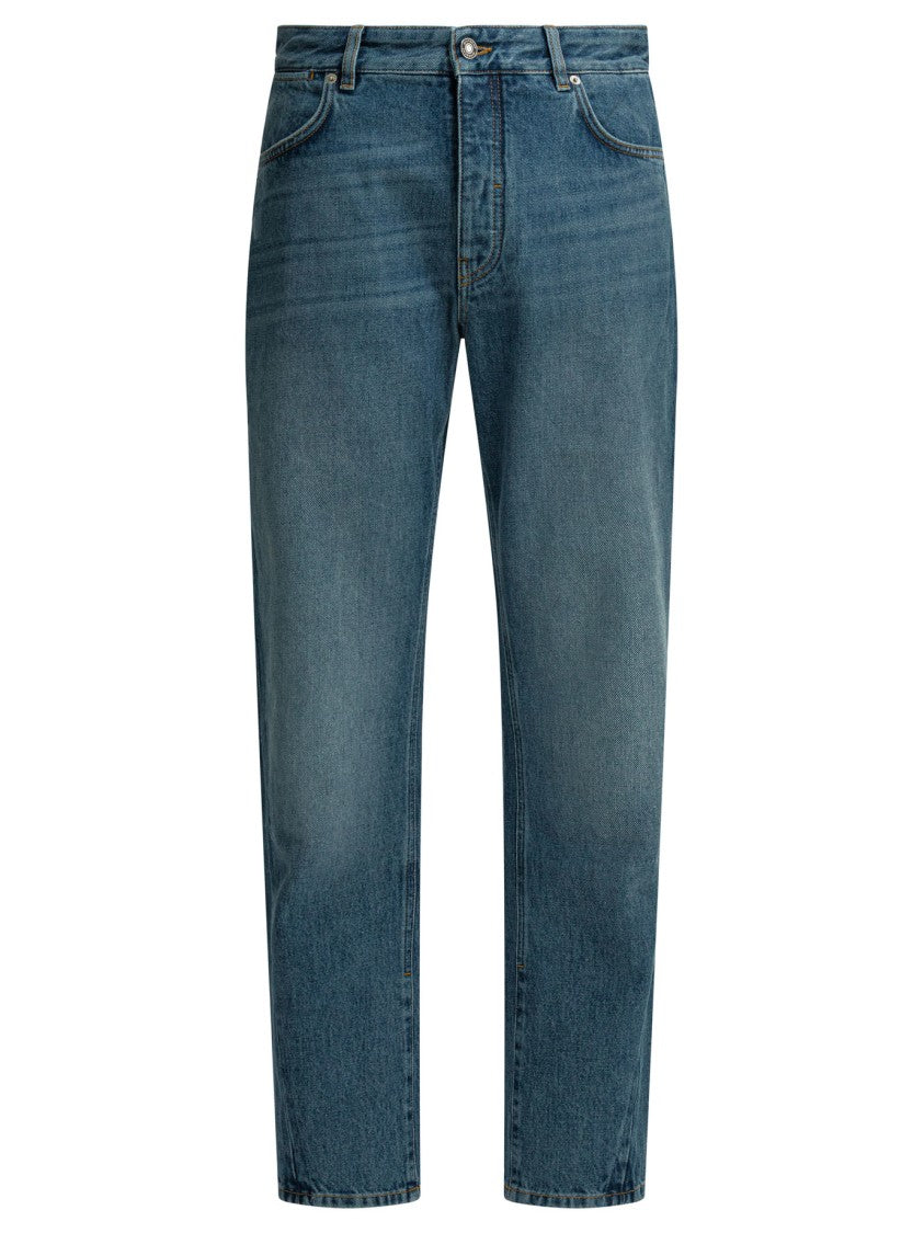 Givenchy Couture Seam Shadow Jeans With Curved Inverted Seams