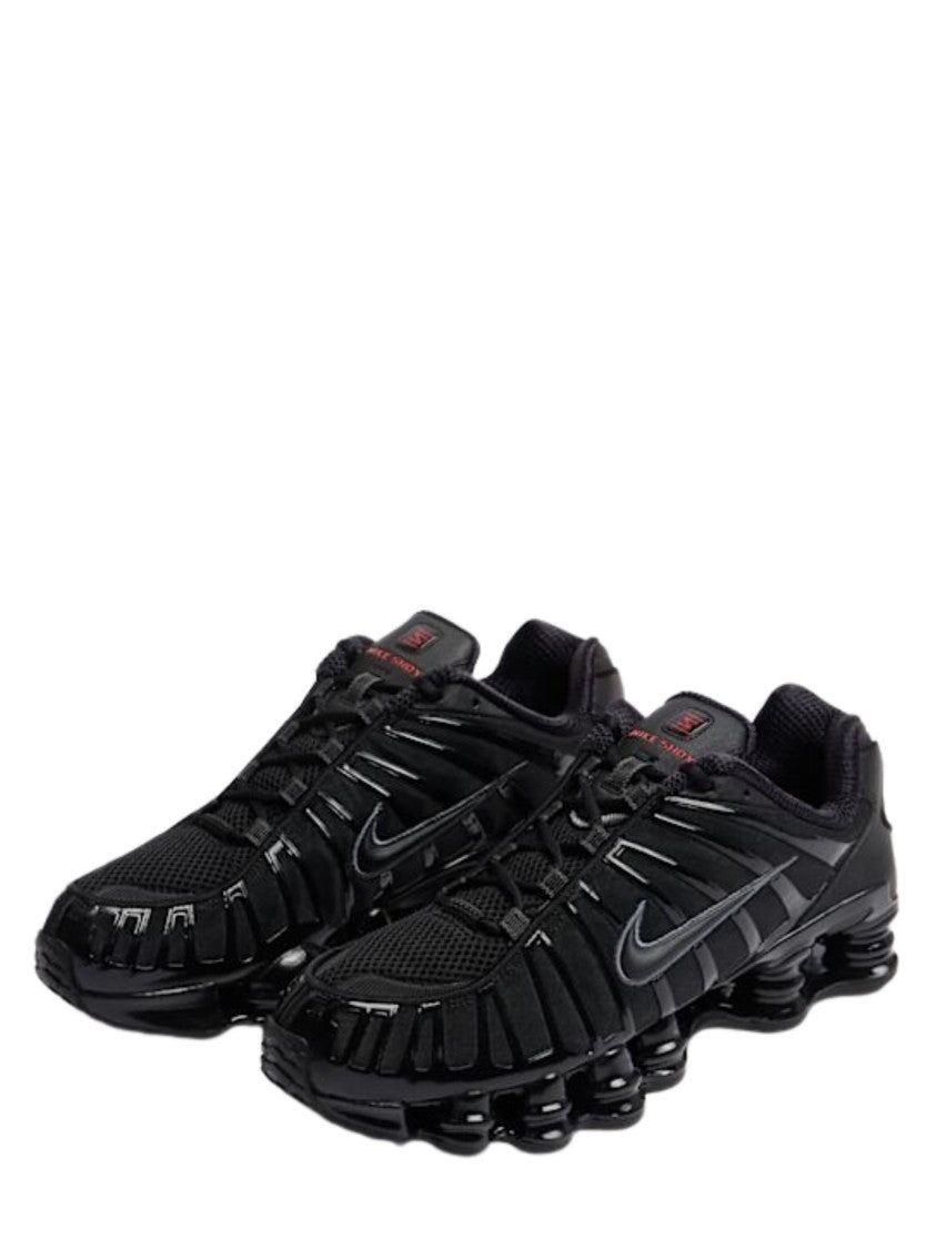 Nike Black Cushioned Sole Leather Sneakers