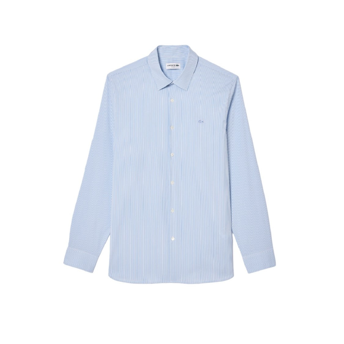 Lacoste Clear Blue Striped Slim Fit Shirt