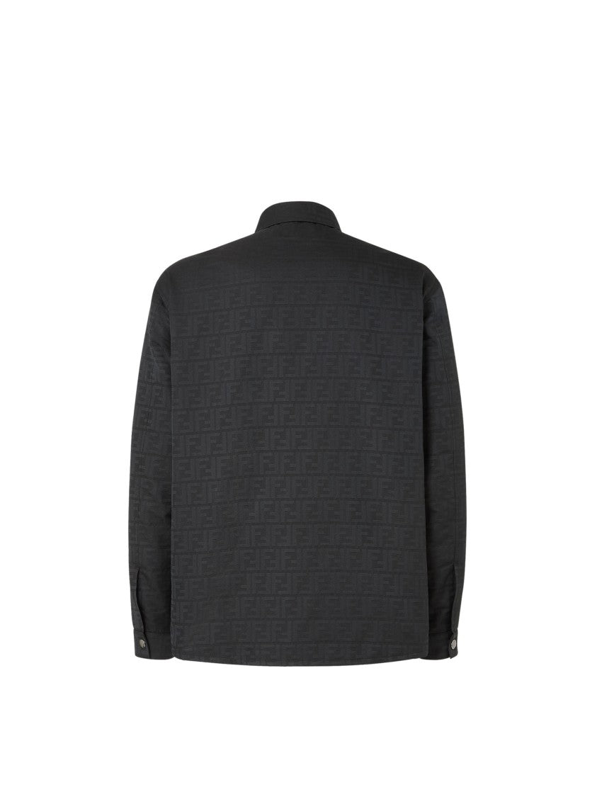 Fendi Classic Embossed Nylon Blouson - Black