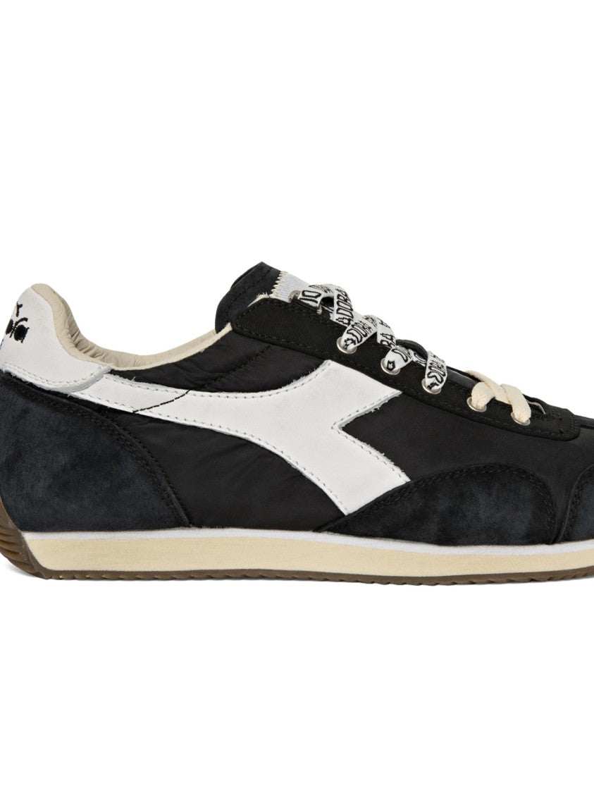 Diadora Equipe Vela Sw Black Suede Sneakers