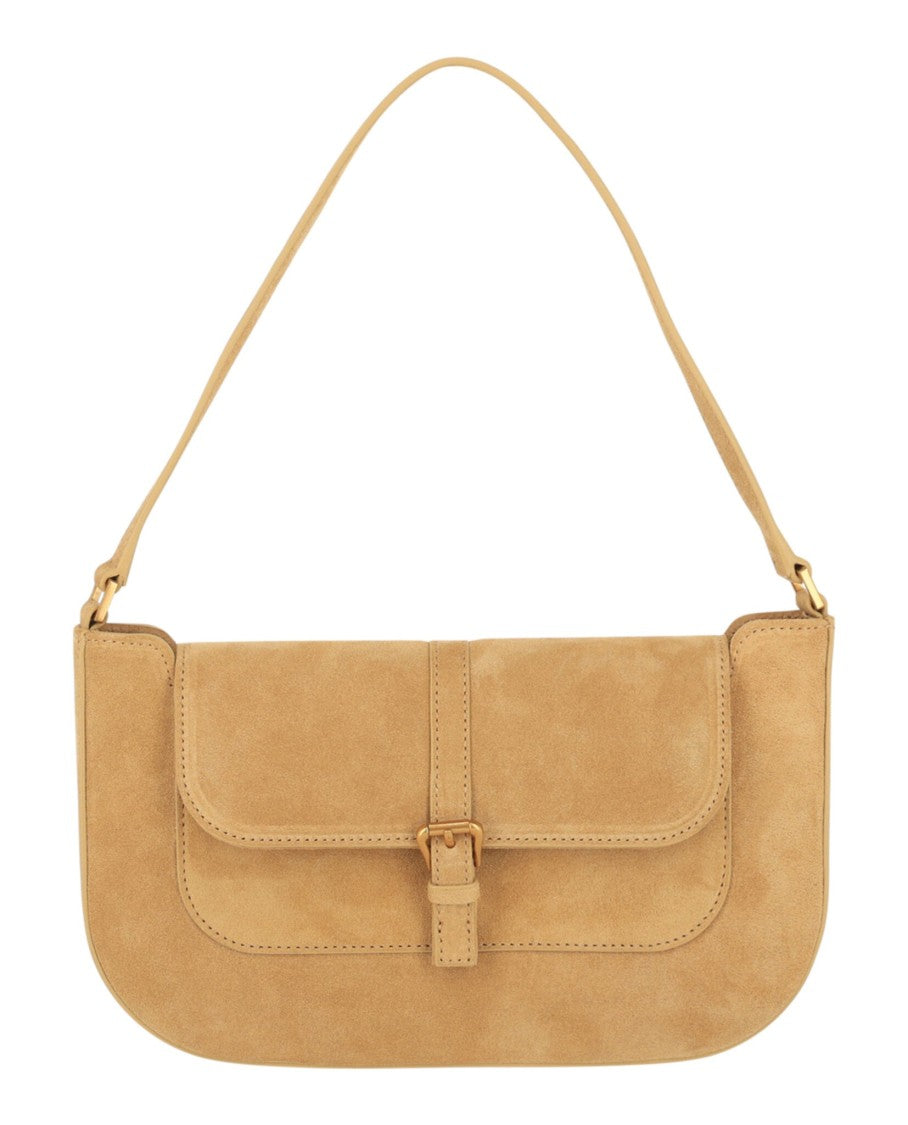 By Far Miranda Suede Shoulder Bag