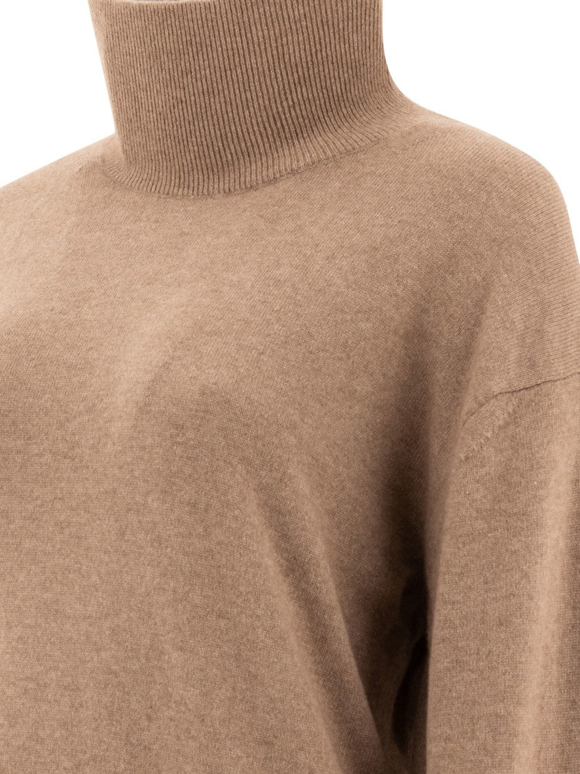 Auralee Brown Cashmere Knitwear