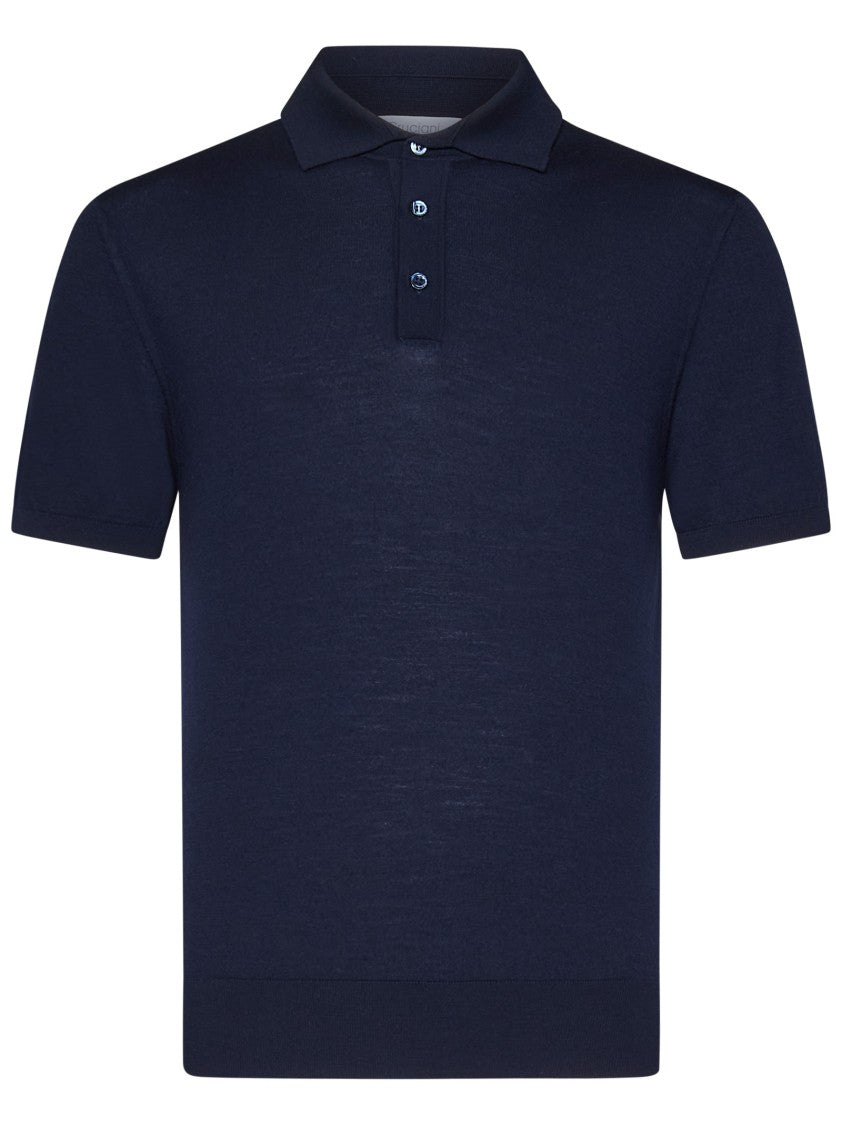 Cruciani Navy Blue Polo Shirt