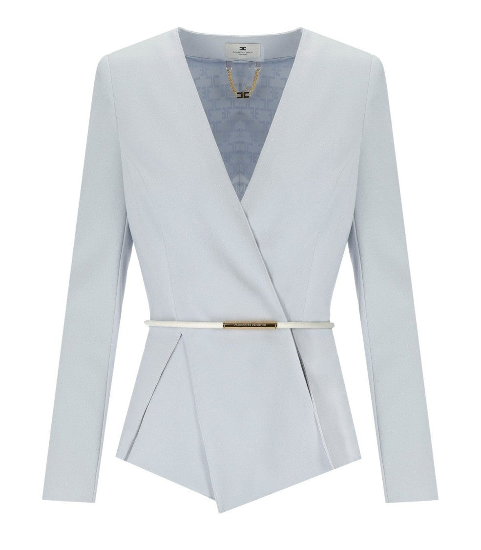 Elisabetta Franchi Starlight Belted Blazer
