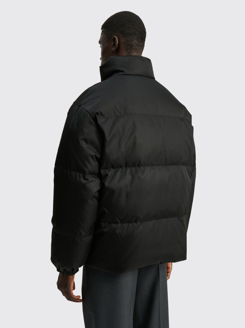 Prada Reversible Nylon Down Jacket With Triangular Logo