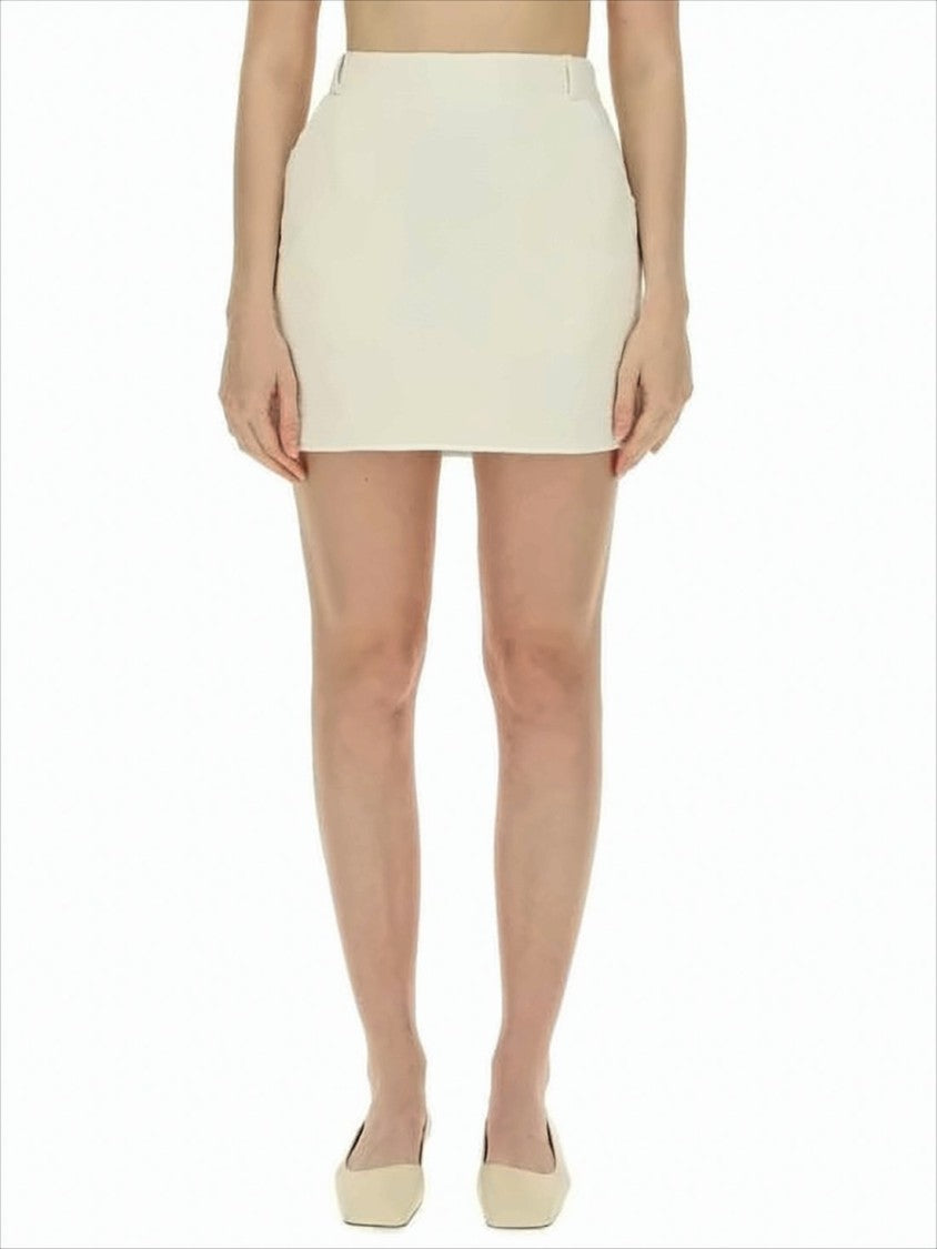 A.P.C. Light Beige Short Skirt