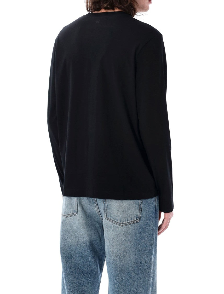 Ami Paris Ami De Coeur Cotton Jersey T Shirt