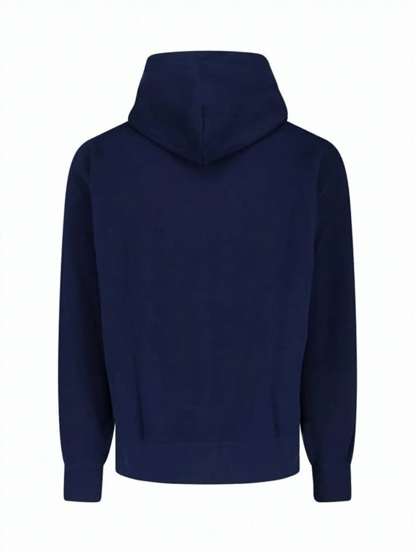 Polo Ralph Lauren Hooded Sweatshirt With Kangaroo Pocket And Script Detail