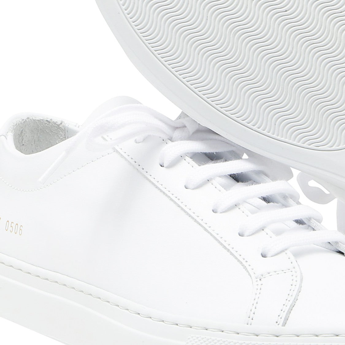 Common Projects White Achille Smooth Leather Sneakers
