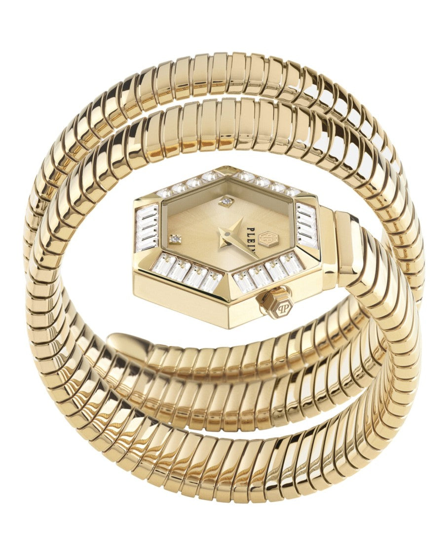 Philipp Plein $Nake Hexagon Crystal Watch
