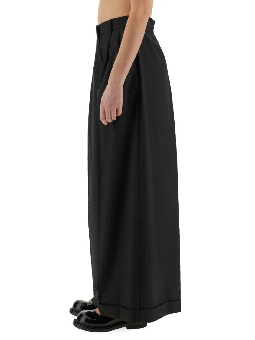 Moschino Asymmetrical Wool Pants