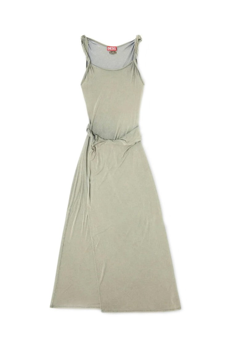 Diesel Multicolor Chiffon Maxi Dress